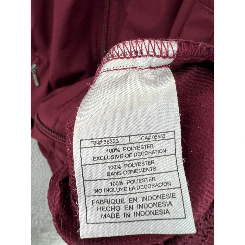Vintage Y2k Nike Virginia Tech Hokies Basketball Full Zip Jacket Adult XS Maroon